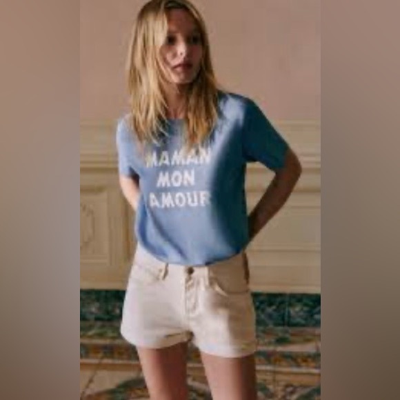 Sezane Tops - Sezane maman Mon amour t-shirt